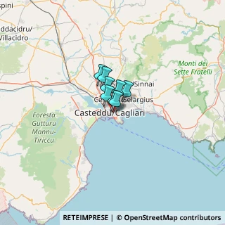 Mappa Via Dante Alighieri, 09124 Cagliari CA, Italia (17.818)