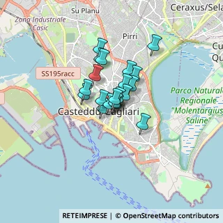 Mappa Via Giuseppe Abba, 09129 Cagliari CA, Italia (1.055)