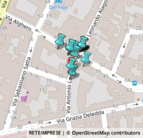 Mappa Via Grazia Deledda, 09127 Selargius CA, Italia (0)