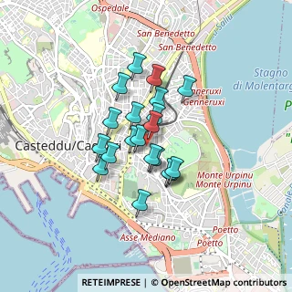Mappa Via Cardinale Amat Luigi, 09129 Cagliari CA, Italia (0.6505)