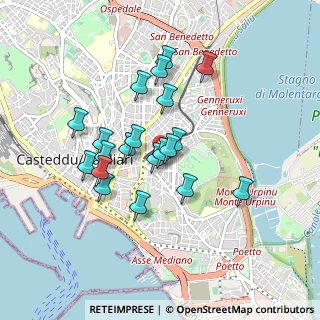 Mappa Via Cardinale Amat Luigi, 09129 Cagliari CA, Italia (0.823)