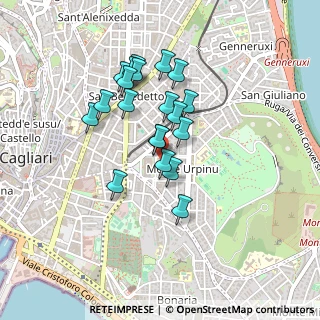 Mappa Via Cardinale Amat Luigi, 09129 Cagliari CA, Italia (0.3945)