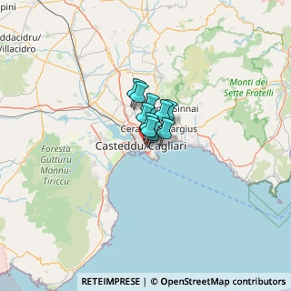 Mappa Via Cardinale Amat Luigi, 09129 Cagliari CA, Italia (9.86636)