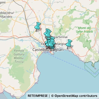 Mappa Via Cardinale Amat Luigi, 09129 Cagliari CA, Italia (5.125)