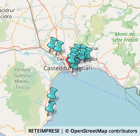 Mappa Piazza della Repubblica, 09129 Cagliari CA, Italia (8.68091)