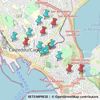 Mappa Piazza della Repubblica, 09129 Cagliari CA, Italia (1.01214)