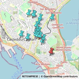 Mappa Piazza della Repubblica, 09129 Cagliari CA, Italia (0.733)