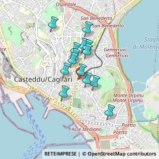 Mappa Piazza della Repubblica, 09129 Cagliari CA, Italia (0.73571)