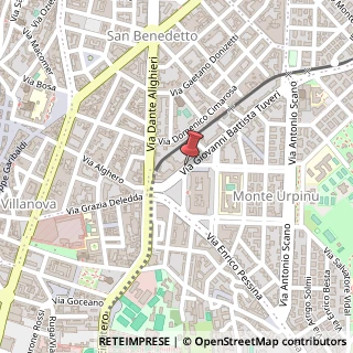 Mappa Via Giovanni Battista Tuveri,  22, 09129 Cagliari, Cagliari (Sardegna)