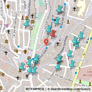 Mappa Piazza San Giacomo, 09124 Cagliari CA, Italia (0.171)