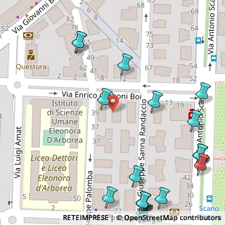 Mappa Via Giuseppe Sanna Randaccio, 09129 Cagliari CA, Italia (0.115)