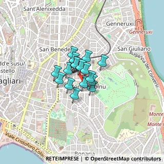 Mappa Via Giuseppe Sanna Randaccio, 09129 Cagliari CA, Italia (0.222)