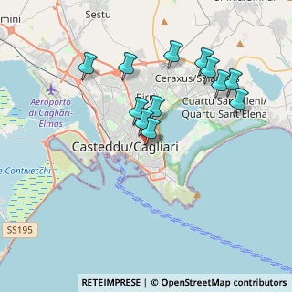 Mappa Via Giuseppe Sanna Randaccio, 09129 Cagliari CA, Italia (3.9875)