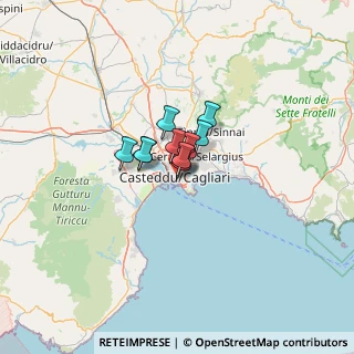 Mappa Piazza Giuseppe Garibaldi, 09125 Cagliari CA, Italia (13.41545)