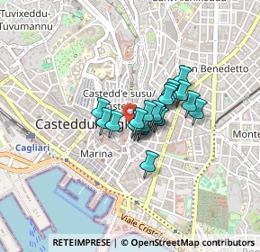 Mappa Piazza Giovanni Marghinotti, 09124 Cagliari CA, Italia (0.2635)
