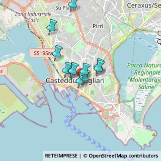 Mappa Via del Fossario, 09124 Cagliari CA, Italia (1.29)