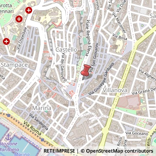 Mappa Piazza marghinotti 1, 09124 Cagliari, Cagliari (Sardegna)