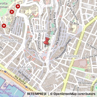 Mappa Via del Fossario, 131, 09124 Cagliari, Cagliari (Sardegna)