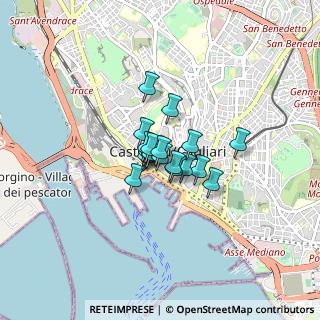 Mappa Vico Carlo Felice, 09124 Cagliari CA, Italia (0.442)