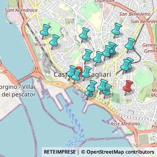 Mappa Vico Carlo Felice, 09124 Cagliari CA, Italia (0.97)