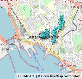 Mappa Largo Carlo Felice, 09124 Cagliari CA, Italia (0.65091)