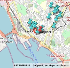 Mappa Largo Carlo Felice, 09124 Cagliari CA, Italia (0.91875)