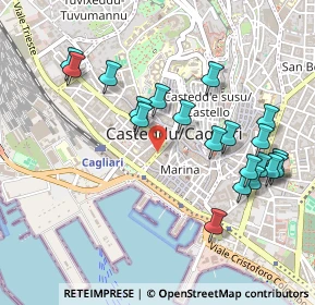 Mappa Largo Carlo Felice, 09124 Cagliari CA, Italia (0.567)