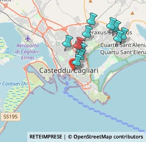 Mappa Via Eleonora D'Arborea, 09125 Cagliari CA, Italia (3.68364)