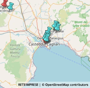 Mappa Via Eleonora D'Arborea, 09125 Cagliari CA, Italia (15.74)