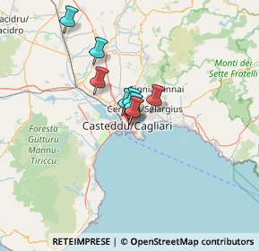 Mappa Via Eleonora D'Arborea, 09125 Cagliari CA, Italia (25.7275)