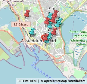 Mappa Via Eleonora D'Arborea, 09125 Cagliari CA, Italia (1.44714)