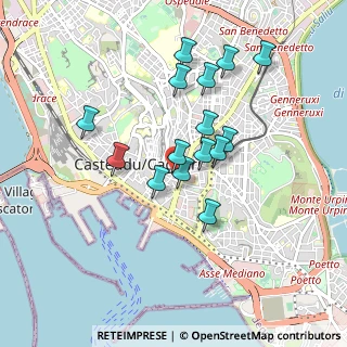 Mappa Via Giuseppe Garibaldi, 09125 Cagliari CA, Italia (0.84133)