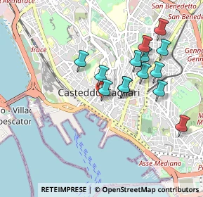 Mappa Via Giovanni Maria Dettori, 09124 Cagliari CA, Italia (0.93214)