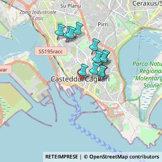 Mappa Via Dettori, 09124 Cagliari CA, Italia (1.54583)