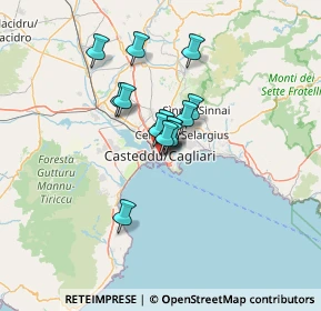 Mappa Via Giovanni Maria Dettori, 09124 Cagliari CA, Italia (9.09643)