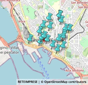 Mappa Via Francesco Crispi, 09124 Cagliari CA, Italia (0.741)