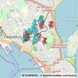 Mappa Via Giuseppe Palomba, 09129 Cagliari CA, Italia (0.7125)