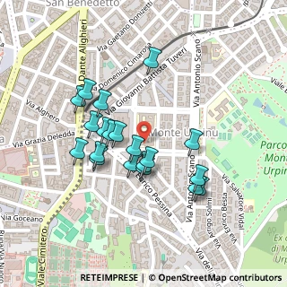 Mappa Via Giuseppe Palomba, 09129 Cagliari CA, Italia (0.2185)