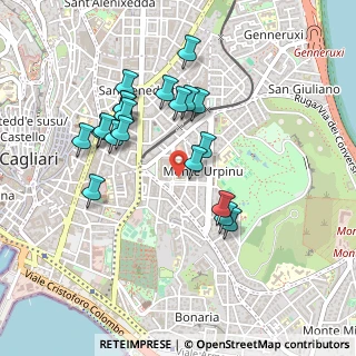 Mappa Via Giuseppe Palomba, 09129 Cagliari CA, Italia (0.4735)