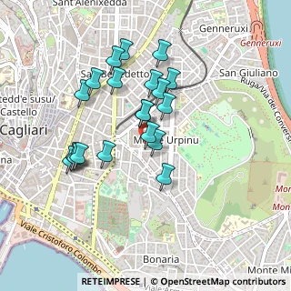 Mappa Via Giuseppe Palomba, 09129 Cagliari CA, Italia (0.4435)