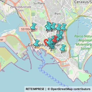 Mappa Via Giuseppe Manno, 09124 Cagliari CA, Italia (1.27059)