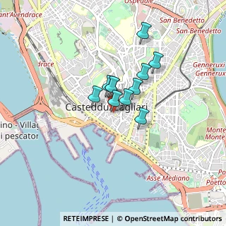 Mappa Via Giuseppe Manno, 09124 Cagliari CA, Italia (0.57273)