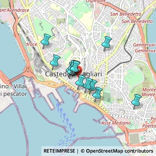 Mappa Via Giuseppe Manno, 09124 Cagliari CA, Italia (0.67615)