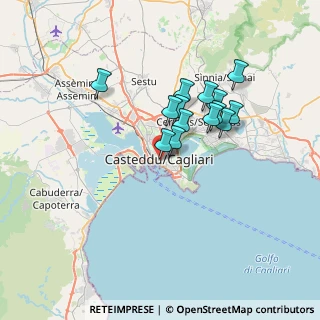Mappa Via Giuseppe Manno, 09124 Cagliari CA, Italia (6.09214)