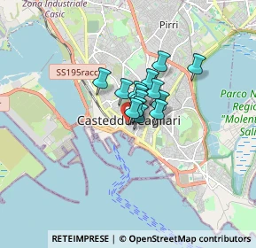 Mappa Via L. Baylle, 09124 Cagliari CA, Italia (0.85786)