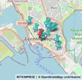 Mappa Via L. Baylle, 09124 Cagliari CA, Italia (1.09133)