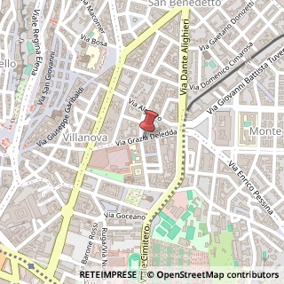 Mappa Via Grazia Deledda, 17, 09127 Cagliari, Cagliari (Sardegna)