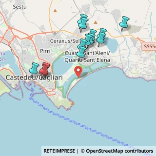 Mappa Viale Lungomare del Golfo, 09126 Cagliari CA, Italia (4.56308)