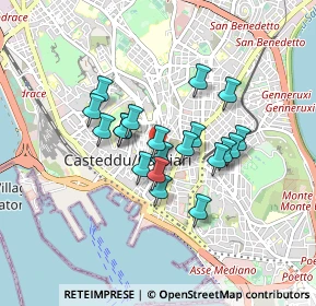 Mappa Viale Enrico Endrich, 09124 Cagliari CA, Italia (0.7035)