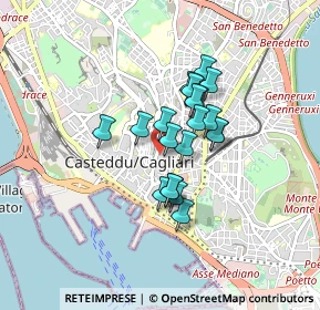 Mappa Viale Enrico Endrich, 09124 Cagliari CA, Italia (0.6445)
